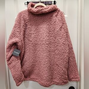 NWT EDDIE BAUER POPCORN FLEECE PULLOVER